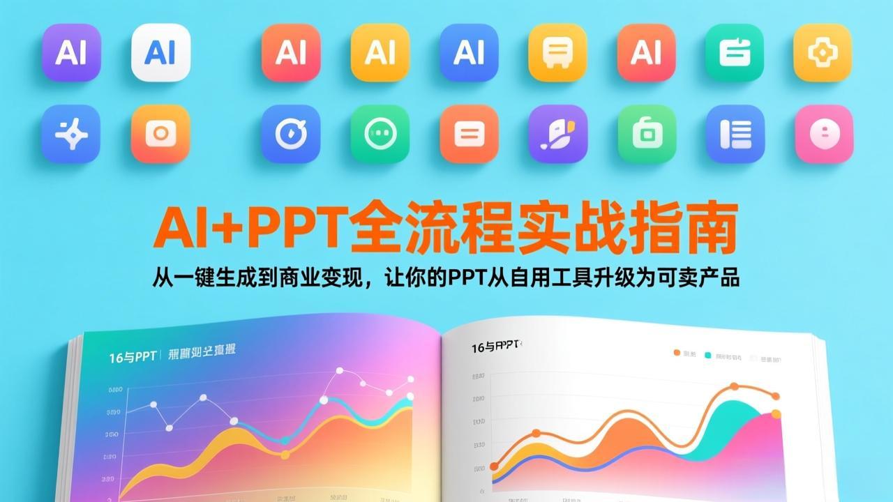 AI+PPT全流程实战指南：从一键生成到商业变现，让你的PPT从自用工具升级为可卖产品-梦清研习社