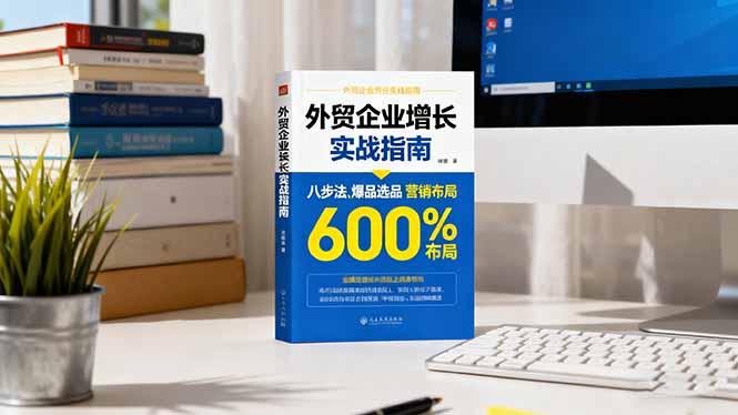 外贸企业增长实战指南，八步法、爆品选品、营销布局，业绩增长300%-梦清研习社