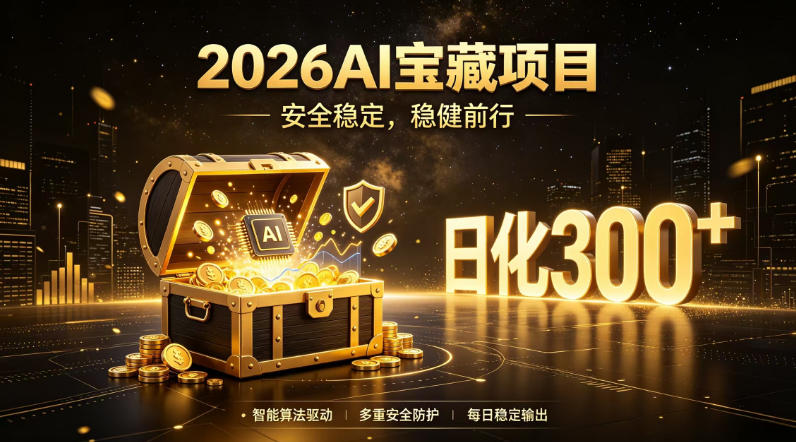 2026AI安全掘金项目，日化稳定300+，无需人为干预操作，当天见收益，操作简单【揭秘】-梦清研习社