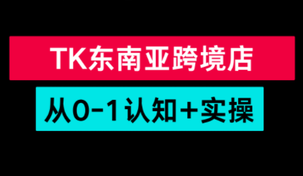 TikTok东南亚跨境从0-1认知实操课-梦清研习社