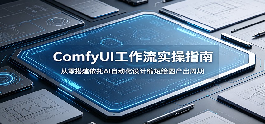 ComfyUI 工作流实操指南:从零搭建依托AI自动化设计缩短绘图产出周期-梦清研习社