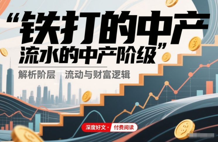 付费文章：铁打的中产，流水的中产阶级-梦清研习社