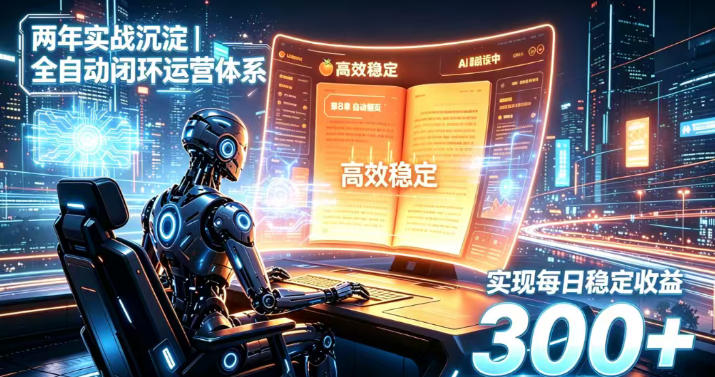 两年实战沉淀|全自动闭环运营体系,实现每日稳定收益300+【揭秘】-梦清研习社