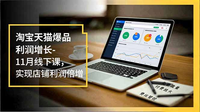 淘宝天猫爆品利润增长-11月线下课,免费流量、付费放大、费比管控,实现店铺利润倍增-梦清研习社