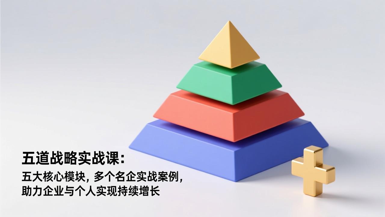 五道战略实战课：五大核心模块，多个名企实战案例，助力企业与个人实现持续增长-梦清研习社