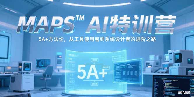 MAPSAI特训营，掌握 5A+方法论，从工具使用者到系统设计者的进阶之路-梦清研习社