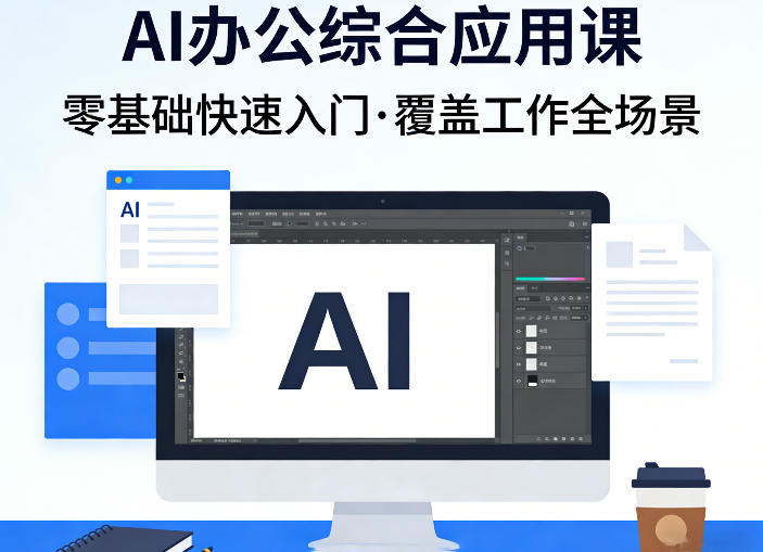 AI办公综合应用课，零基础快速入门，覆盖了工作中各种应用场景-梦清研习社