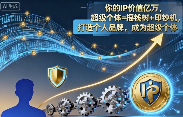 你的IP价值亿万，超级个体=摇钱树+印钞机，打造个人品牌，成为超级个体-梦清研习社