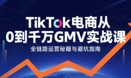 三千老师·TikTok电商从0到千万GMV实战课(更新)-梦清研习社