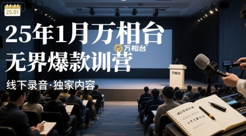 25年1月万相台无界爆款特训营线下录音-梦清研习社