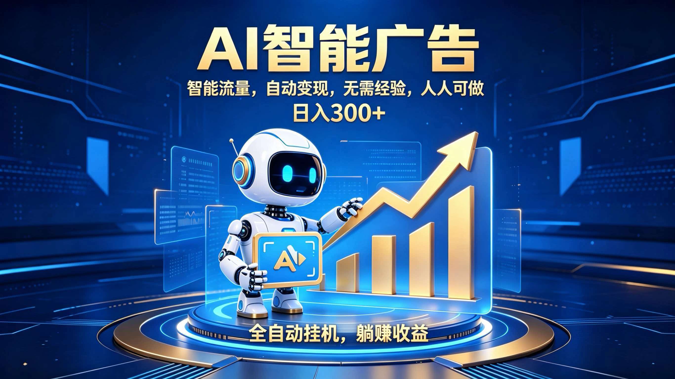 轻资产新赛道，全自动AI广告，打造持续收益-梦清研习社