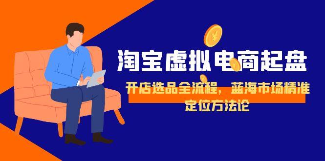 淘宝虚拟电商起盘，开店选品全流程，蓝海市场精准定位方法论-梦清研习社