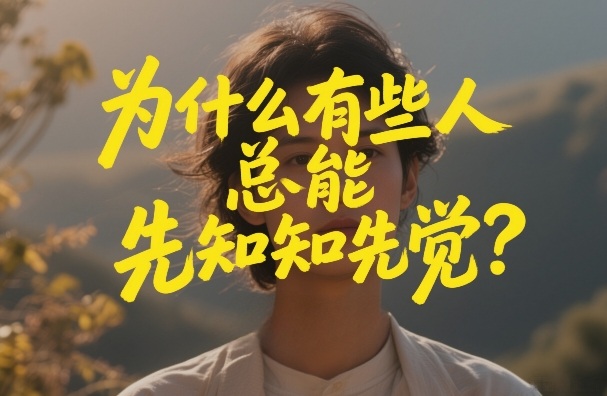 付费文章：为什么有些人总能先知先觉？-梦清研习社