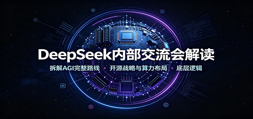 DeepSeek内部交流会解读：拆解AGI完整路线，开源战略与算力布局底层逻辑-梦清研习社