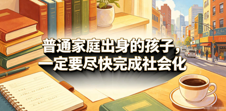 付费文章：普通家庭出身的孩子，一定要尽快完成社会化-梦清研习社