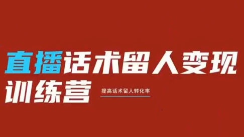 纹汐·直播话术留人变现训练营-梦清研习社