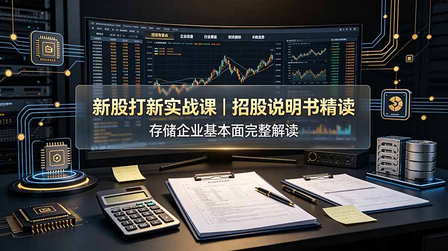 付费文章：新股打新实战课｜招股说明书精读，存储企业基本面完整解读-梦清研习社
