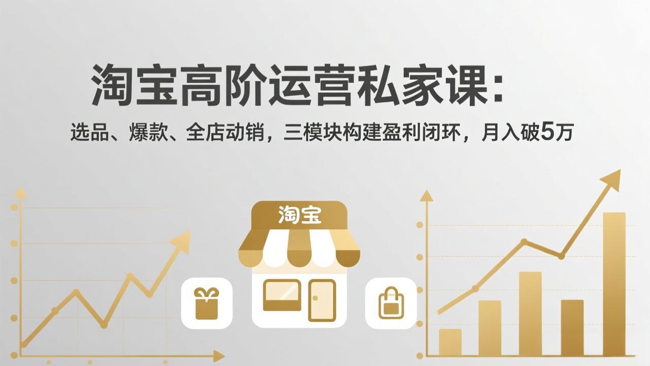 淘宝高阶运营私家课(更新26年4月-梦清研习社