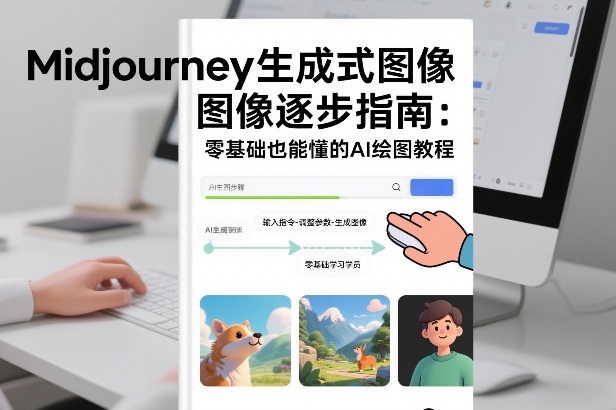 Midjourney生成式图像逐步指南：零基础也能懂的AI绘图教程-梦清研习社