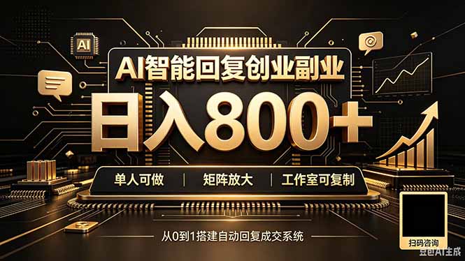 全自动AI挂机创业｜个人副业→工作室全链路扶持-梦清研习社