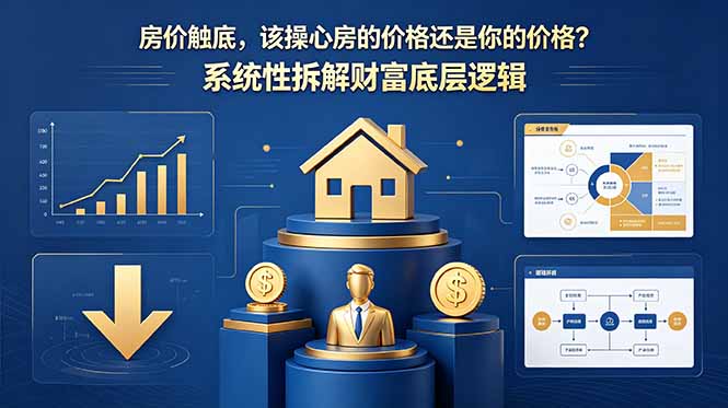 付费文章：房价触底，该操心房的价格还是你的价格？系统性拆解财富底层逻辑-梦清研习社