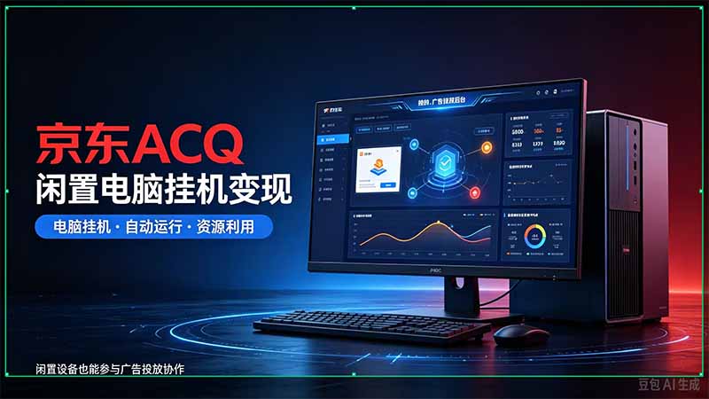 京东ACQ是什么？闲置电脑挂机采集项目拆解-梦清研习社
