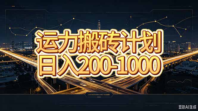 运力搬砖，风口项目。当日收益稳定200-1000。 每天仅需一小时，新人轻松上手。-梦清研习社