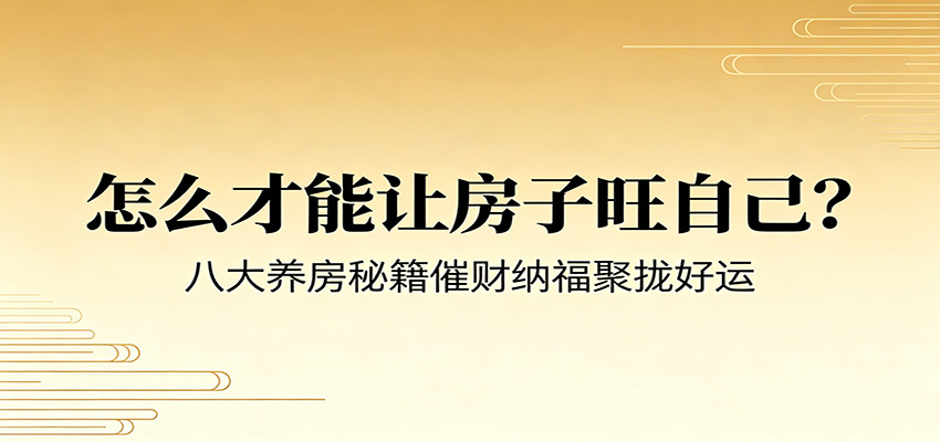 付费文章《怎么才能让房子旺自己？》八大养房秘籍催财纳福聚拢好运-梦清研习社
