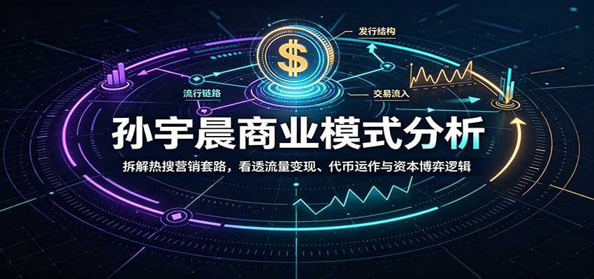 孙宇晨商业模式分析：拆解热搜营销套路，看透流量变现、代币运作与资本博弈逻辑-梦清研习社