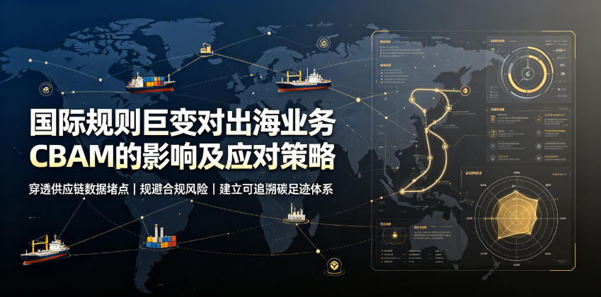 国际规则巨变对出海业务CBAM的影响及应对策略，帮助企业穿透供应链数据堵点，规避合规风险-梦清研习社