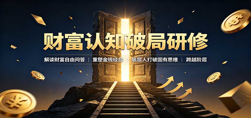 财富认知破局研修：解读”孙割”，重塑金钱观念，底层人打破固有思维跨越阶层-梦清研习社