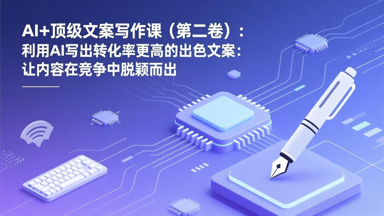 AI+顶级文案写作课(第二卷-梦清研习社