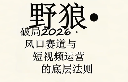 野狼团队·多平台实操运营课(更新4月)-梦清研习社