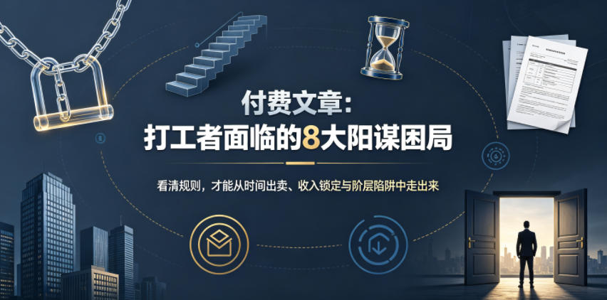 付费文章：打工者面临的8大阳谋困局-梦清研习社