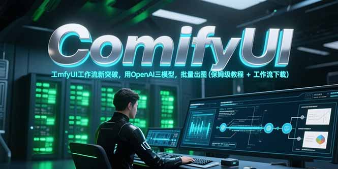 ComfyUI工作流新突破，用OpenAI三模型，批量出图(保姆级教程+工作流下载-梦清研习社