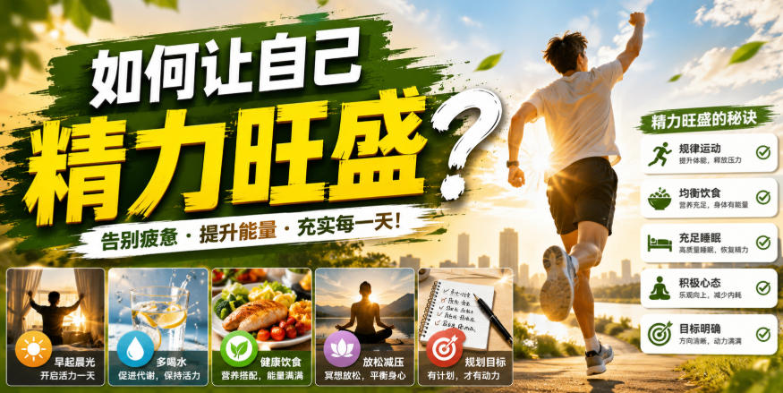 付费文章：如何让自己精力旺盛？-梦清研习社
