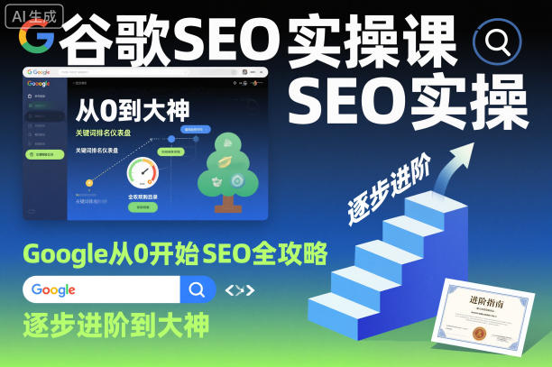 谷歌SEO实操课，Google从0开始SEO全攻略，逐步进阶到大神(更新26年)-梦清研习社