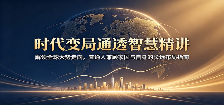 时代变局通透智慧精讲：解读全球大势走向，普通人兼顾家国与自身的长远布局指南-梦清研习社