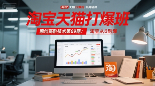 淘宝天猫打爆班原创高阶技术第69期:淘宝从0到爆-梦清研习社