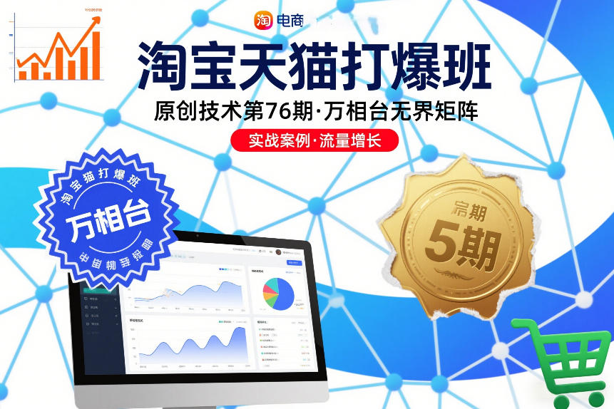 淘宝天猫打爆班原创技术第76期，万相台无界矩阵-梦清研习社