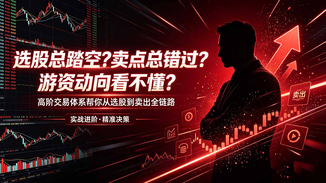 选股总踏空？卖点总错过？游资动向看不懂？高阶交易体系帮你从选股到卖出全链路(更新6月-梦清研习社