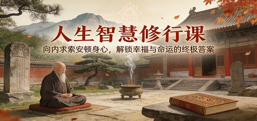 人生智慧修行课：向内求索安顿身心，解锁幸福与命运的终极答案-梦清研习社