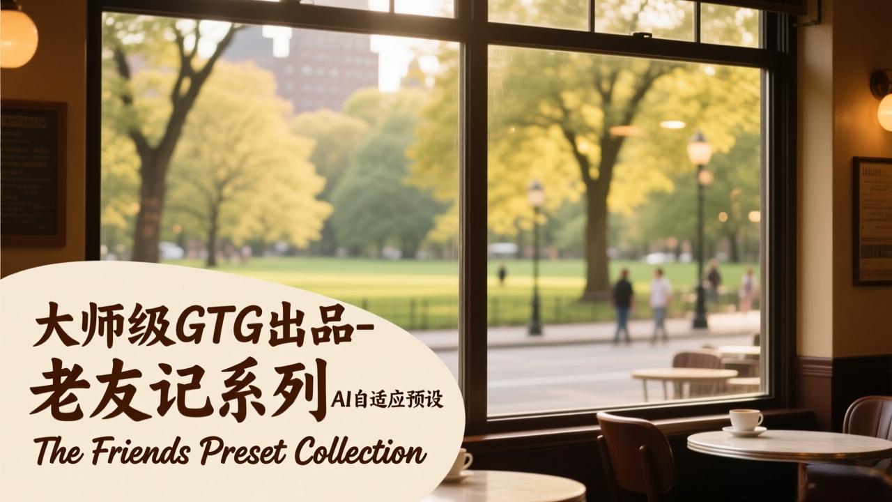 大师级GTG出品-老友记系列AI自适应预设The Friends Preset Collection-梦清研习社