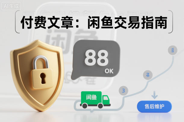 付费文章：闲鱼交易指南，怎么才能降低被坑被马扁的概率-梦清研习社