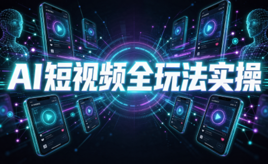 AI短视频全玩法实操(剪辑+带货+数字人+漫剧+短剧)-梦清研习社