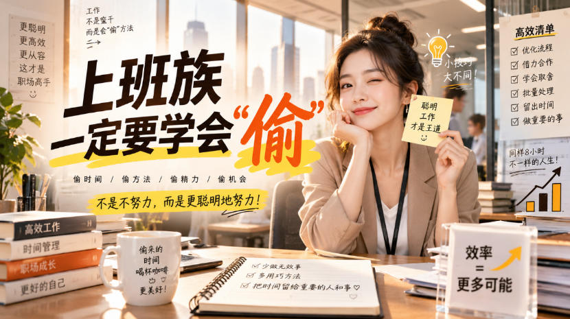 某社群精选付费文：上班族一定要学会“偷“-梦清研习社