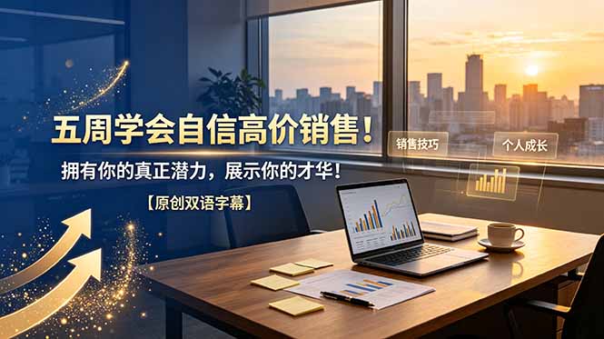 五周学会自信高价销售！拥有你的真正潜力，展示你的才华！【原创双语字幕】-梦清研习社