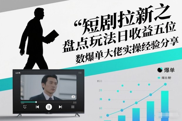 短剧拉新之盘点玩法日收益五位数爆单大佬实操经验分享-梦清研习社