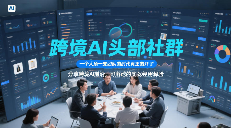 跨境AI头部社群，一个人顶一支团队的时代真正的开始了，分享跨境AI前沿，可落地的实战经验(更新5月23日)-梦清研习社