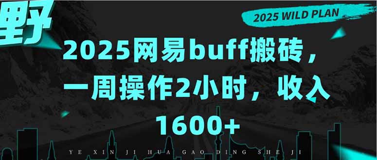 2025网易buff搬砖，一周操作2小时，收入1600+-梦清研习社